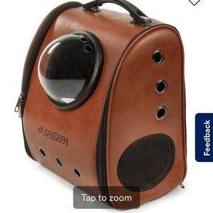 Sherpa Bubble Cat Carrier Backpack, 14.57" L X 13.78" W X 6" H